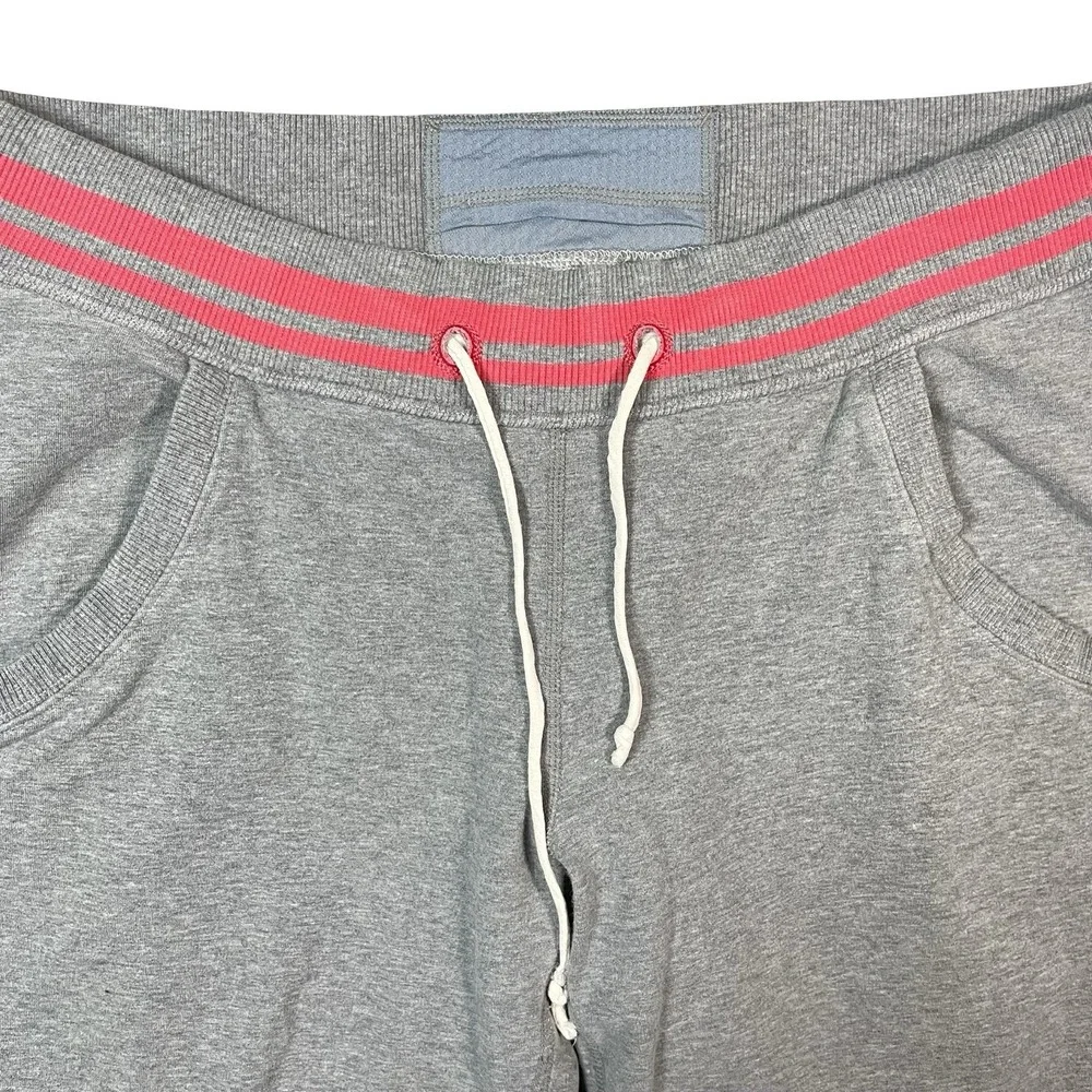 Lululemon‎ Jogger Sweatpants Womens 8 Grey Pink Drawstring Stretch Yoga Luxury
